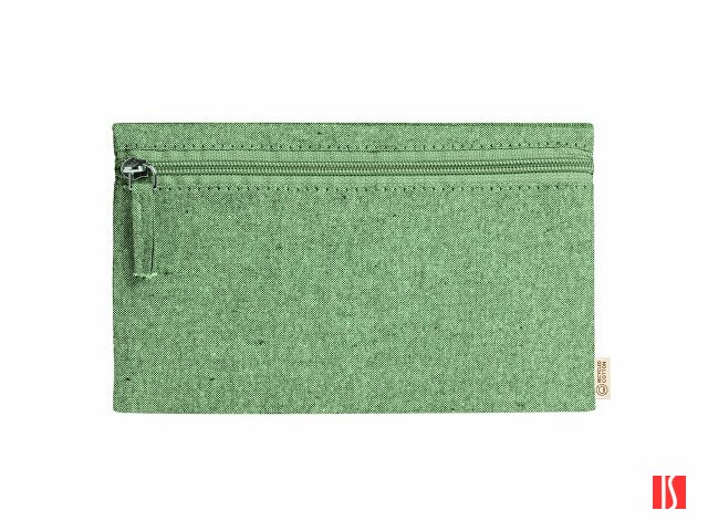 Купить Универсальная косметичка REMO из переработанного хлопка, папоротниковый Универсальная косметичка REMO из переработанного хлопка, папоротниковый