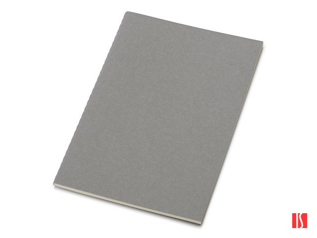 Блокнот "Monet", гибкая обложка A5 из моющегося крафта, 32 листа, серый