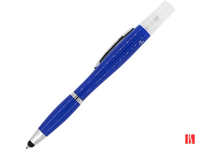 Ручка-стилус шариковая FARBER с распылителем, королевский синий