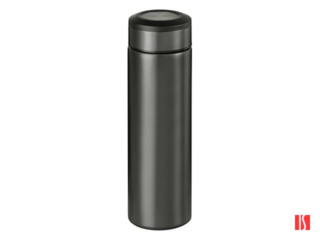 Термос «Confident Metallic» 420мл, темно-серый