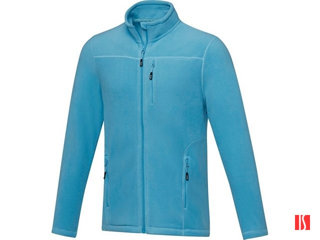 Мужская флисовая куртка Amber на молнии из переработанных материалов по стандарту GRS, nxt blue