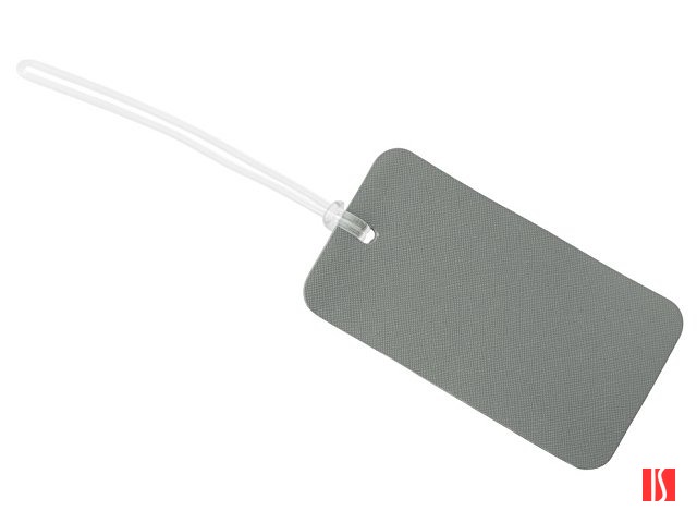 Багажная бирка «Favor» на силиконовой петле, серый