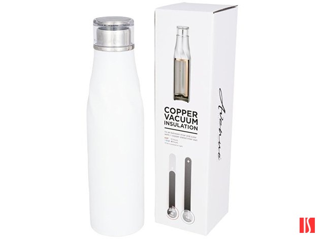 Вакуумная бутылка Hugo с медной изоляцией, белый