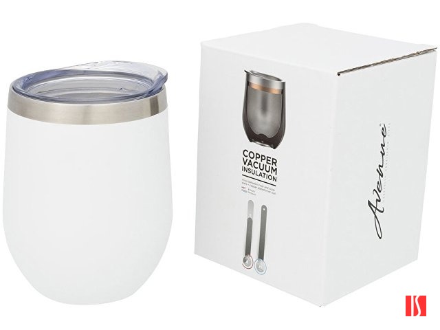 Кубок с вакуумной изоляцией Corzo Copper, белый