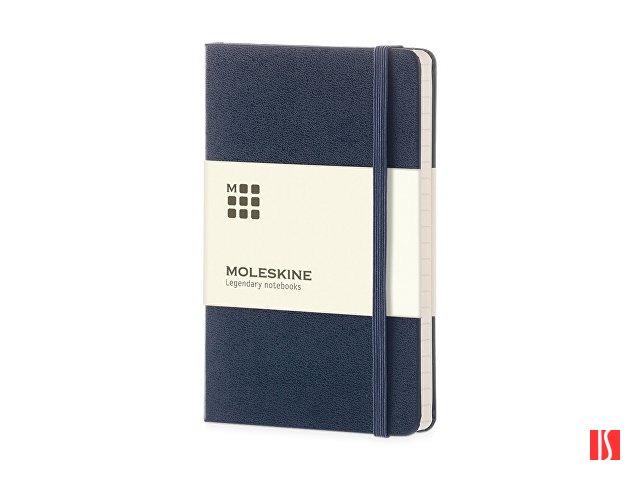 Записная книжка Moleskine Classic (в линейку) в твердой обложке, Large (13х21см), синий