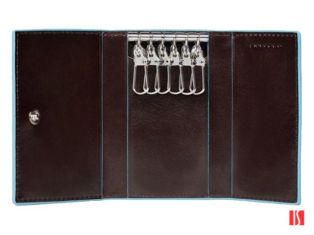 Ключница, Piquadro Blue Square, коричневый