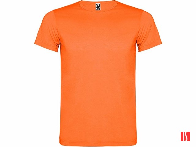 Футболка "Akita" мужская, неоновый оранжевый