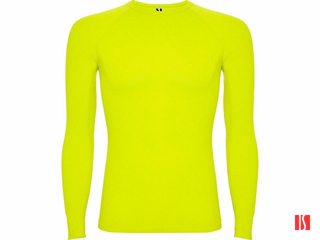 Футболка "Prime" мужская с длинным рукавом, лаймовый пунш