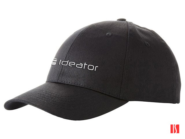 Бейсболка "Detroit" 6-ти панельная, черный