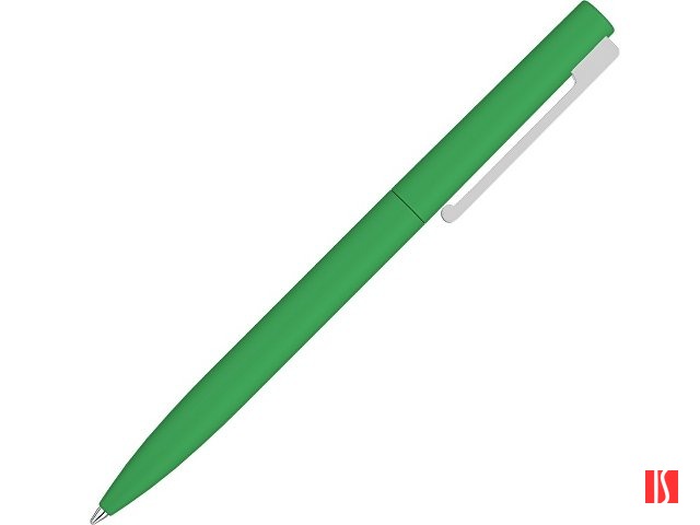Шариковая ручка  "Bright F Gum" soft-touch, зеленый