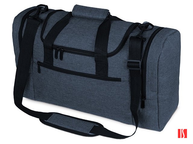 Сумка дорожная Route с двумя боковыми карманами, темно-синий