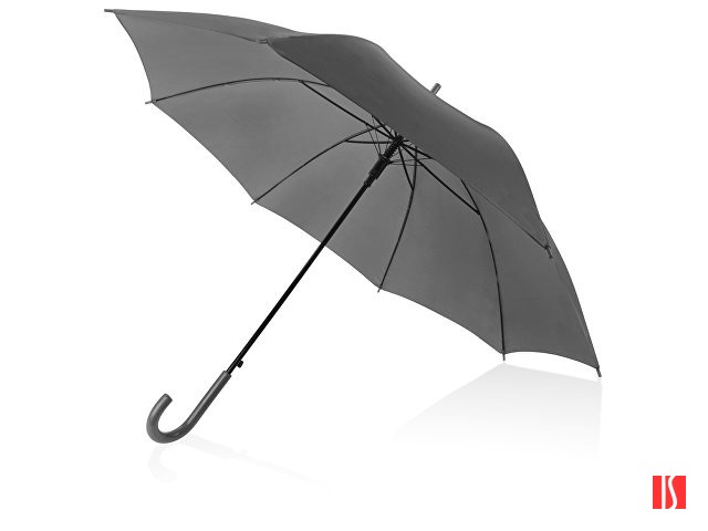 Зонт-трость "Яркость", светло-серый