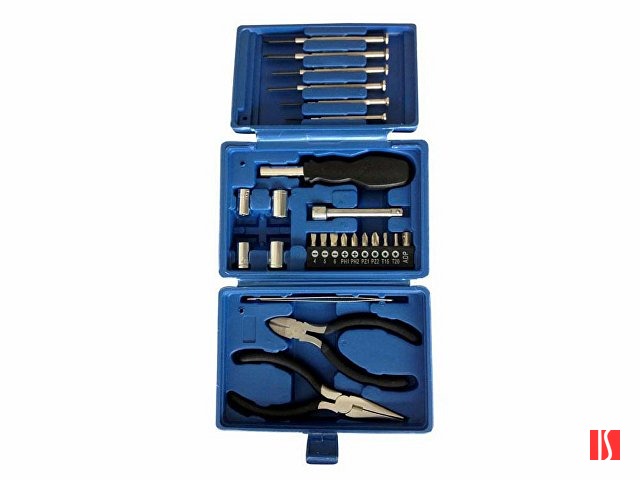Набор инструментов Stinger, 25 инструментов, в пластиковом кейсе, 164x107x49 мм, синий