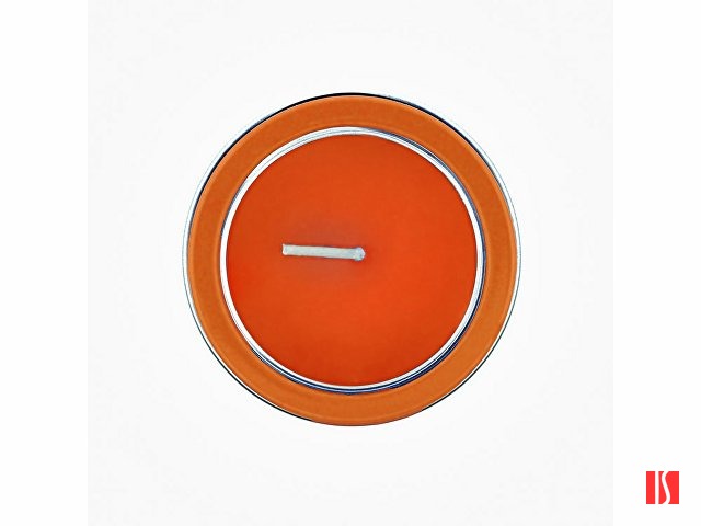 Ароматическая свеча FLAKE с запахом ванили, оранжевый