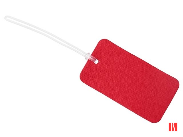 Багажная бирка «Favor» на силиконовой петле, красный