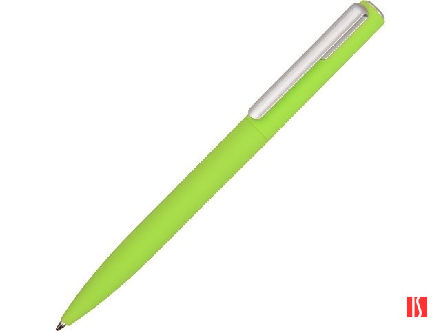 Ручка шариковая пластиковая "Bon" с покрытием soft touch, зеленое яблоко (Р)