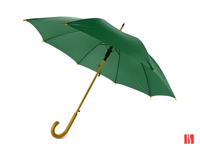 Зонт-трость "Радуга", зеленый