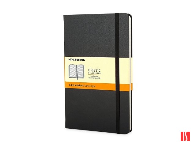 Записная книжка Moleskine Classic (в линейку) в твердой обложке, Large (13х21см), черный