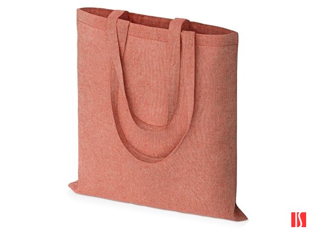 Сумка-тоут Pheebs из переработанного хлопка 150 г/м2, красный меланж