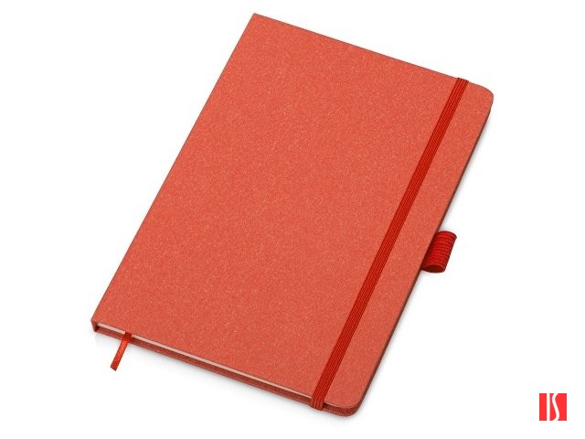 Блокнот А5 "Snow Hard" твердая обложка, 80 листов 70 гр/м2, красный