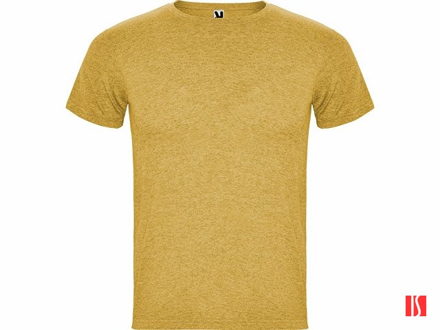 Футболка "Fox" мужская, горчичный меланж