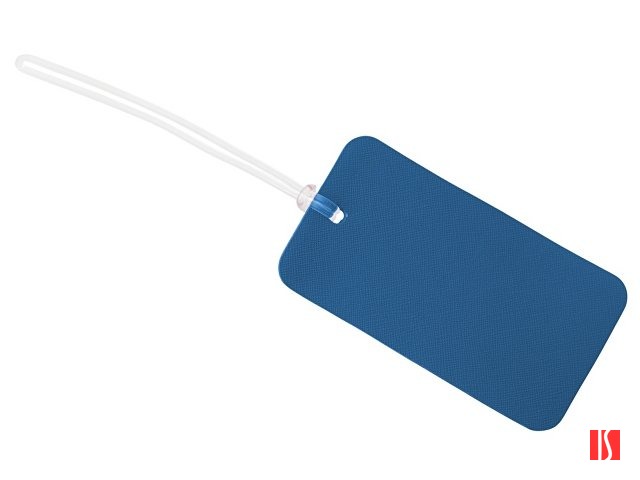 Купить Багажная бирка «Favor» на силиконовой петле, синий Багажная бирка «Favor» на силиконовой петле, синий