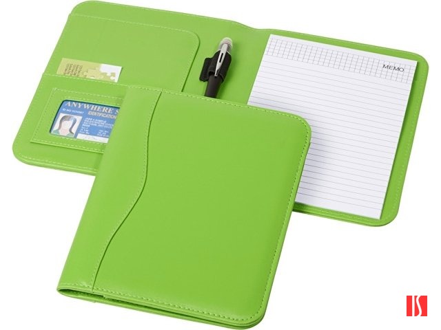 Папка A5 "Ebony", зеленое яблоко