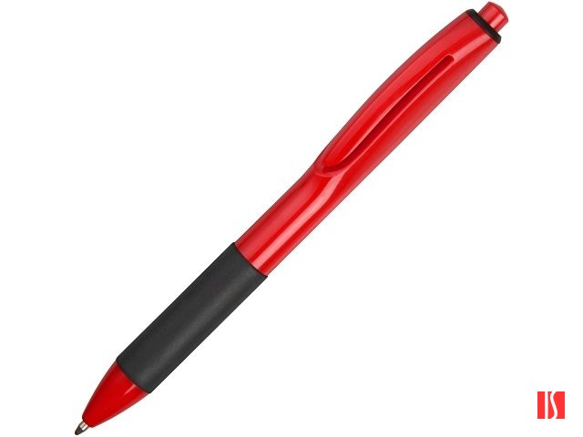 Ручка пластиковая шариковая «Band», красный/черный