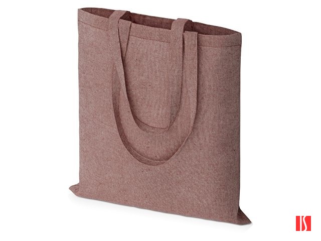 Сумка-тоут Pheebs из переработанного хлопка 150 г/м2, бордовый меланж