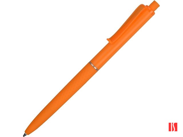 Ручка пластиковая soft-touch шариковая «Plane», оранжевый