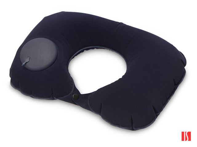 Купить Подушка под шею с помпой Push, синий Подушка под шею с помпой Push, синий