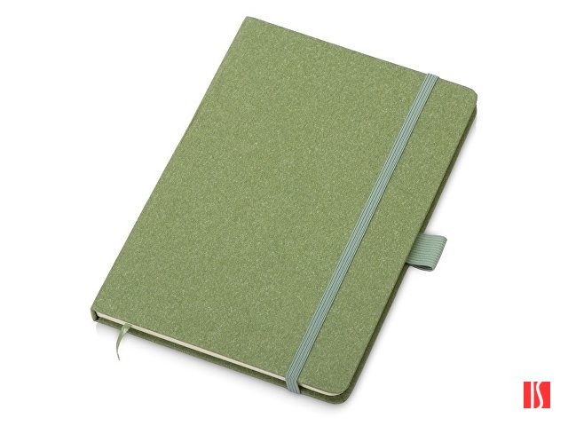 Блокнот А5 "Snow Hard" твердая обложка, 80 листов 70 гр/м2, зеленый