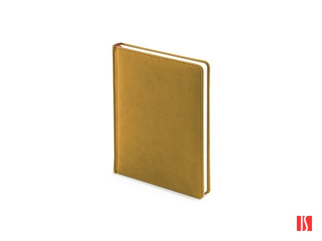 Ежедневник недатированный А6+ «Velvet», горчичный