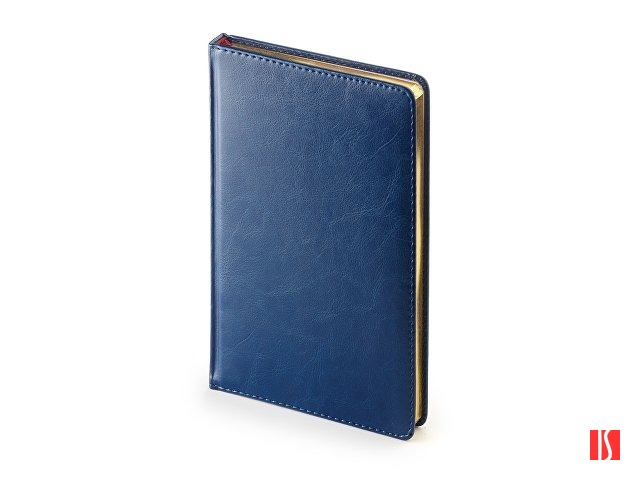 Ежедневник недатированный А4 "Sidney Nebraska", синий (золотой обрез)