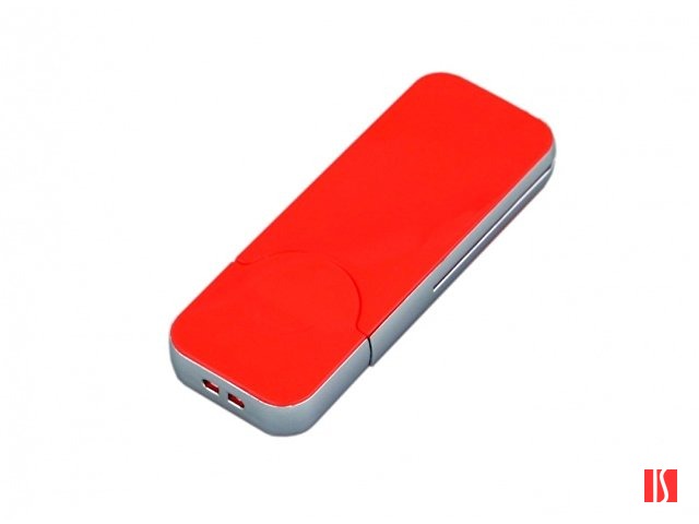 USB-флешка на 4 Гб в стиле I-phone, прямоугольнй формы, красный