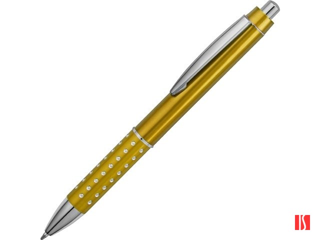 Ручка шариковая "Bling", желтый, синие чернила
