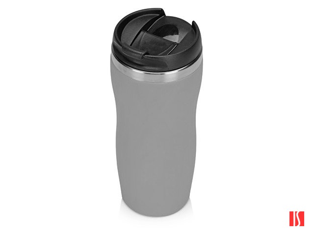 Термокружка "Mony Steel" 350 мл, soft touch, серый