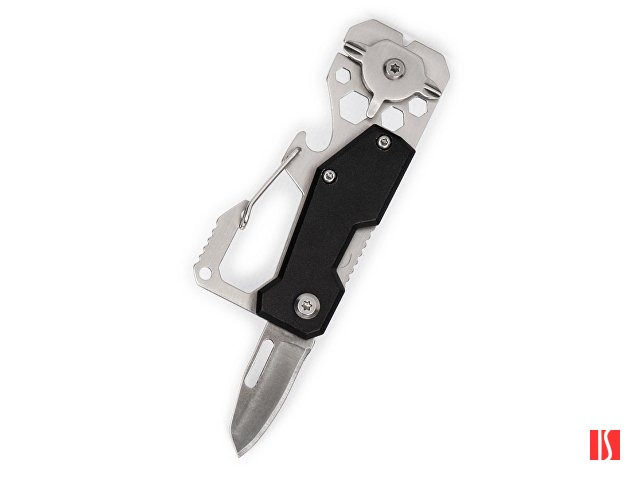 Мультитул с карабином 13-в-1 «Tackler», черный