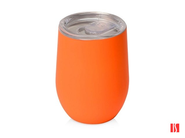 Термокружка Sense Gum, soft-touch, непротекаемая крышка, 370мл, оранжевый