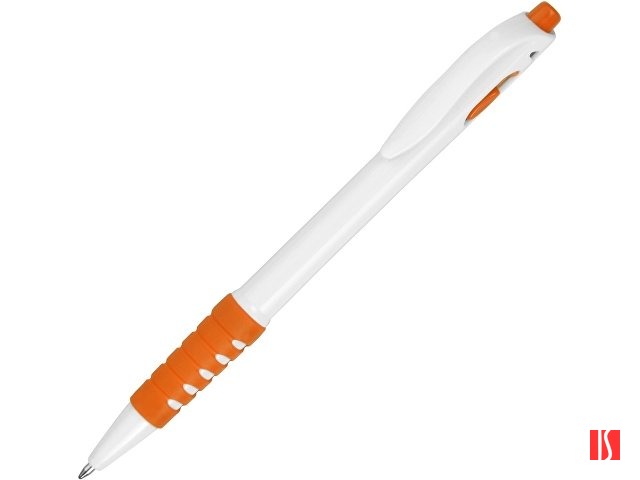 Ручка шариковая "Фиджи", белый/оранжевый