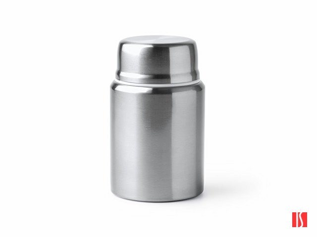 Многофункциональный термос DANGO с двойными стенками, 450 мл, серебристый