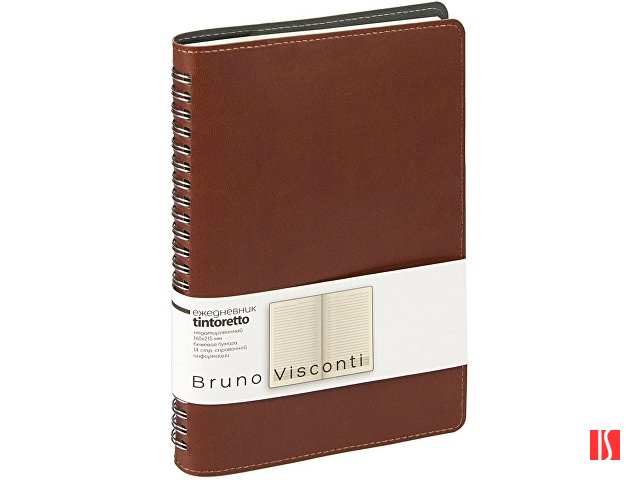 Ежедневник А5 "Tintoretto", коричневый