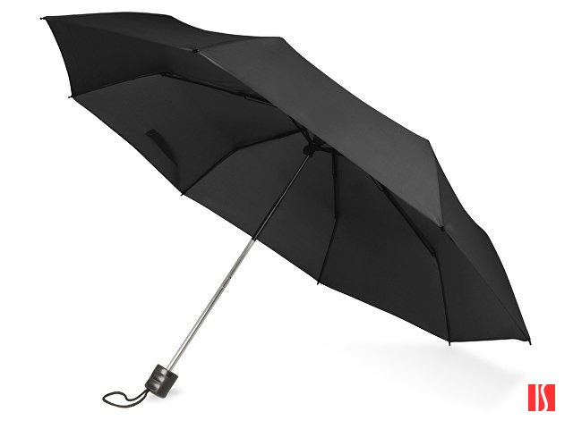 Зонт складной "Columbus", механический, 3 сложения, с чехлом, черный