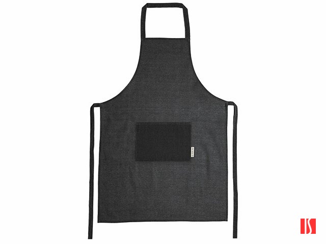 Фартук MAULE из конопляной ткани плотностью, черный