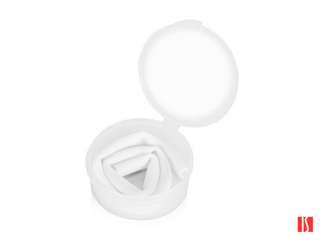 Силиконовая трубочка Fresh в пластиковом кейсе, белый