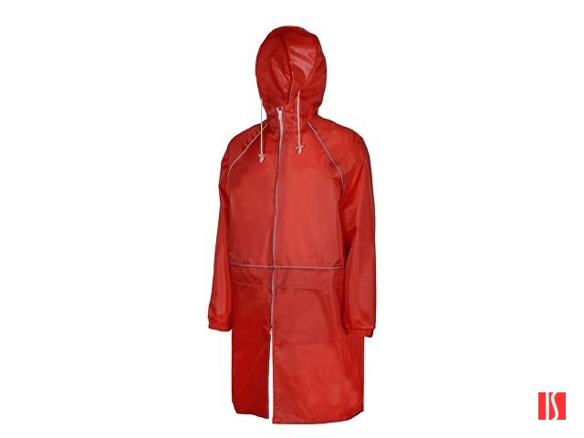 Дождевик "Sunshine" со светоотражающими кантами, красный, размер  XS/S