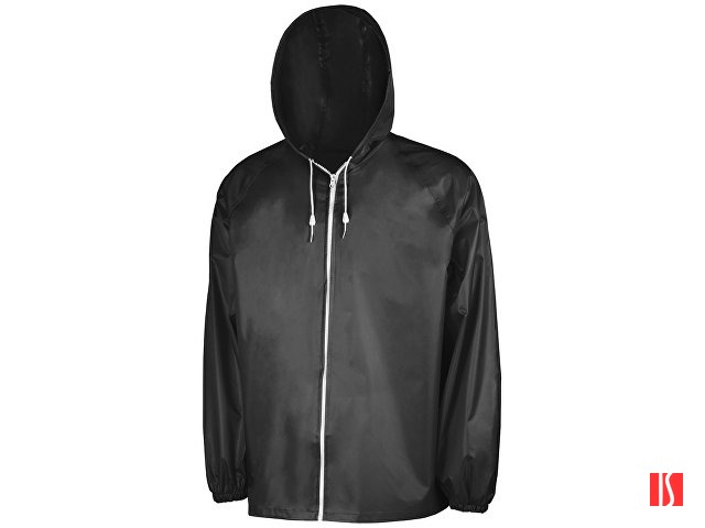 Короткий дождевик Maui из полиэстера, черный