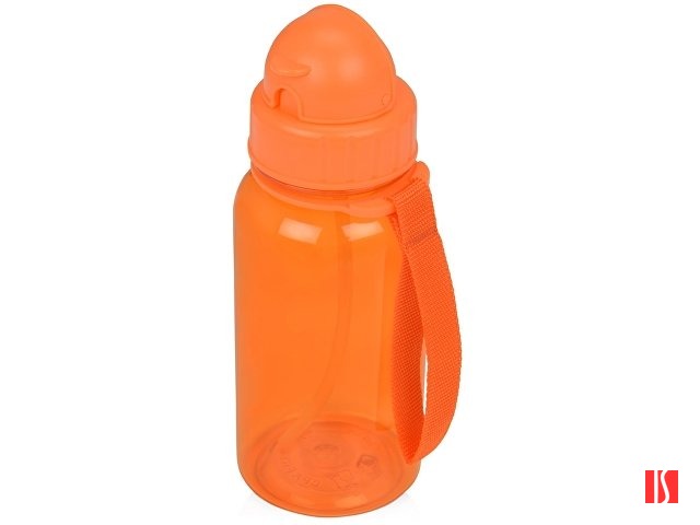 Бутылка для воды со складной соломинкой «Kidz» 500 мл, фиолетовый
