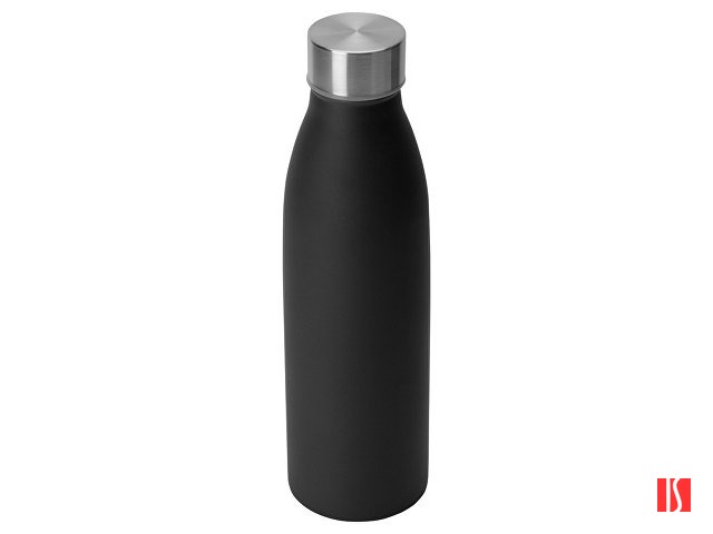 Стальная бутылка "Rely", 650 мл, черный матовый