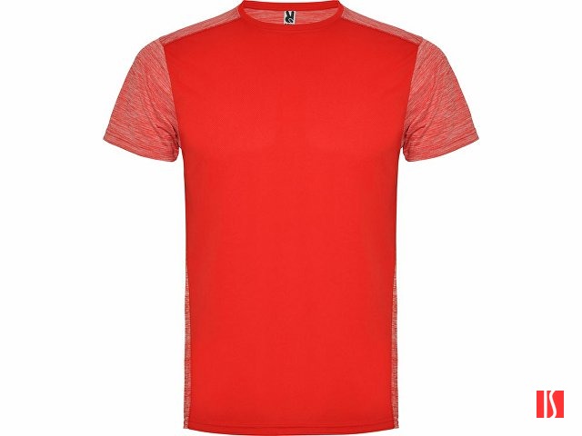 Спортивная футболка "Zolder" детская, красный/меланжевый красный